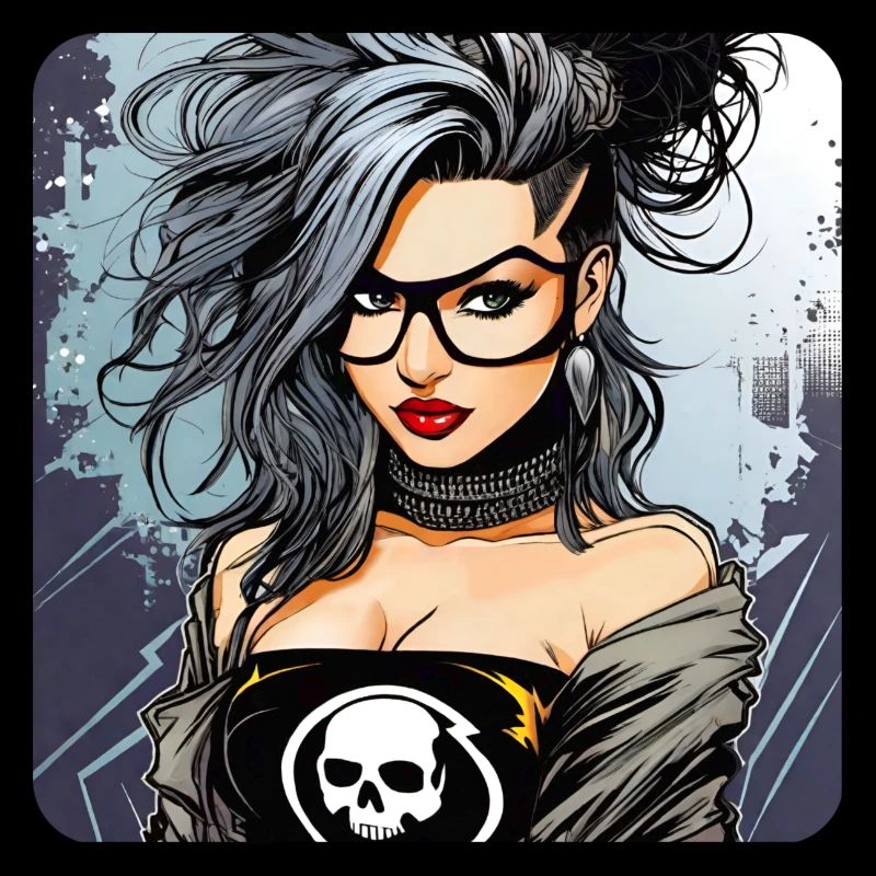 Cool Punk Gothic Girl