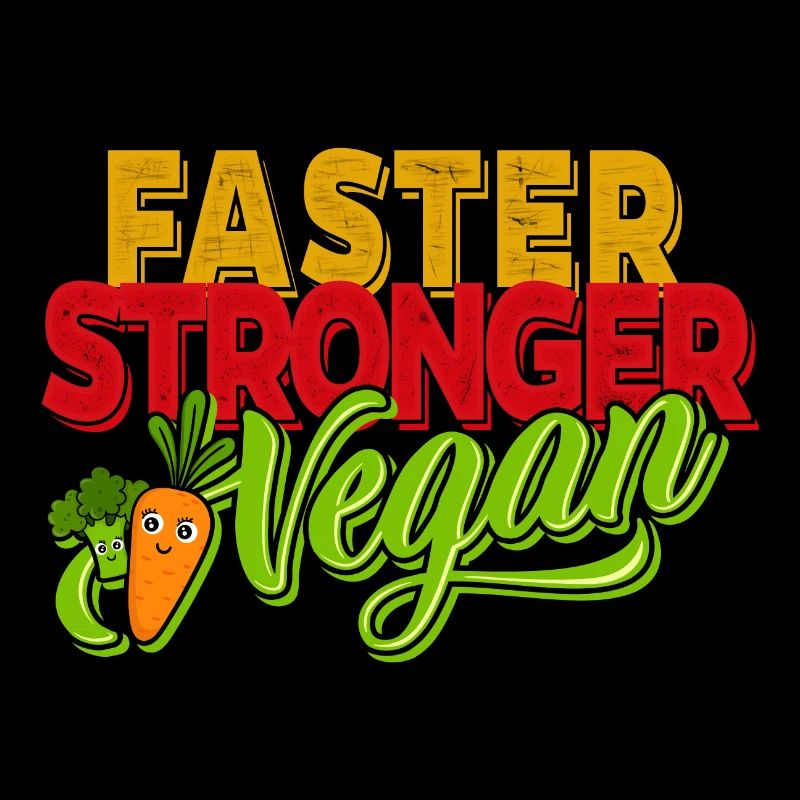 Végétarien végétalien - Végétalien plus fort plus rapide