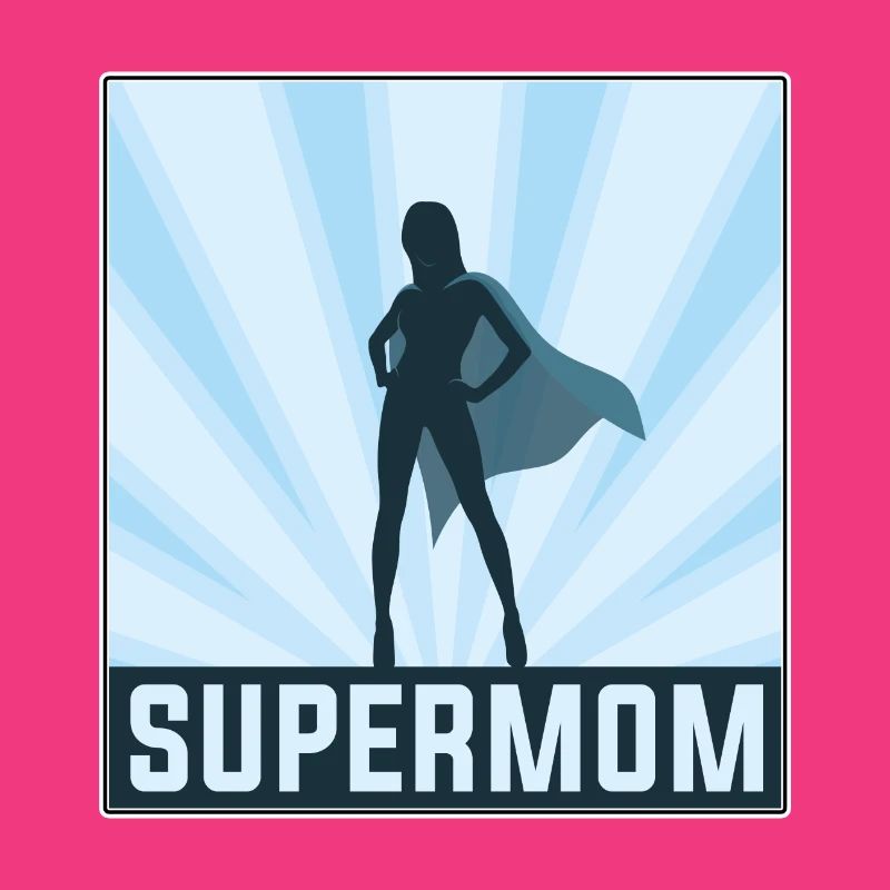 Supermom Mutterschaft Super Mama Mutter Superheld