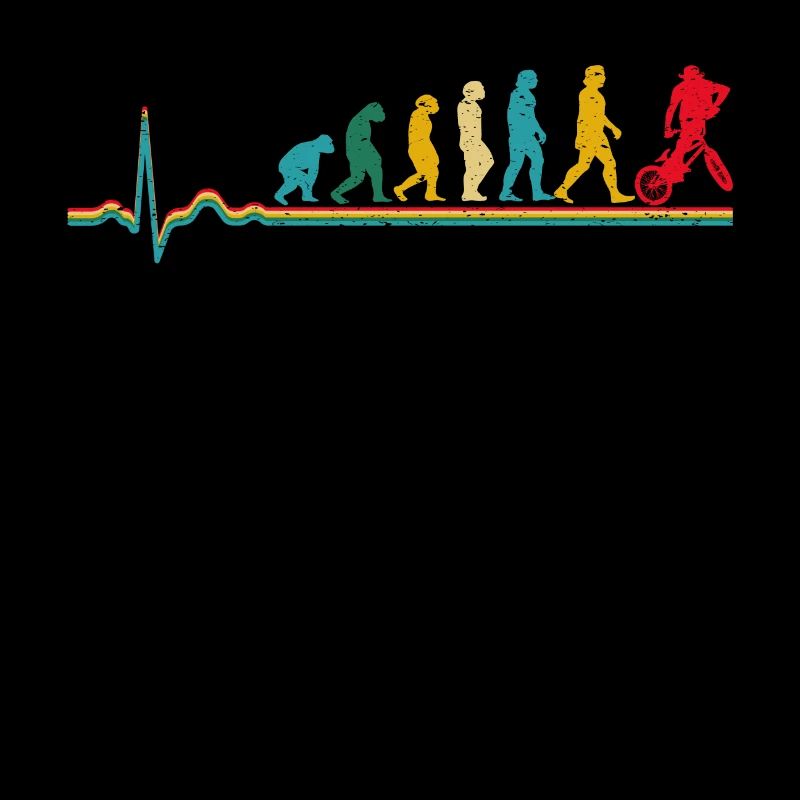 Evolution du rythme cardiaque des vélos BMX