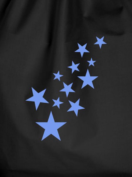 Stern Sternchen Muster Blau