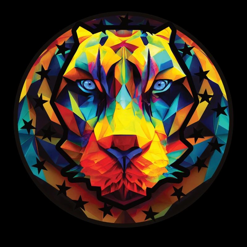 Tigre Polygone Big Cat