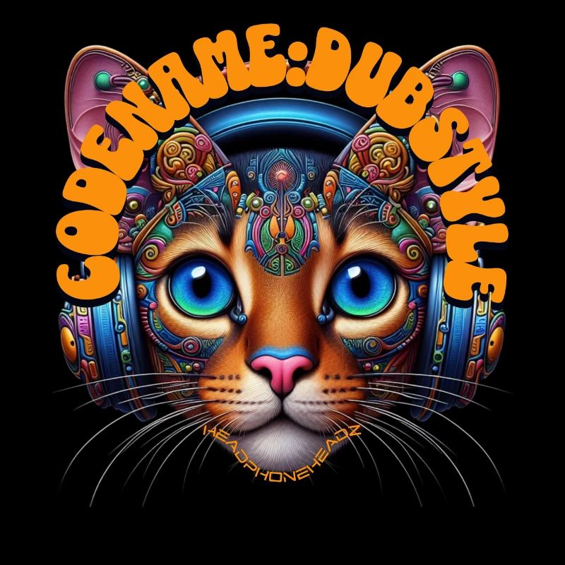 CODENAME:DUBSTYLE - Abyssinian Cat with Headphones