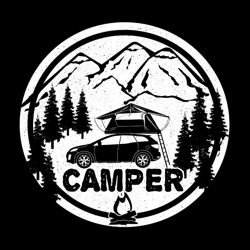 Dachzelt CAMPER - Camping Dachzelten GEschenk