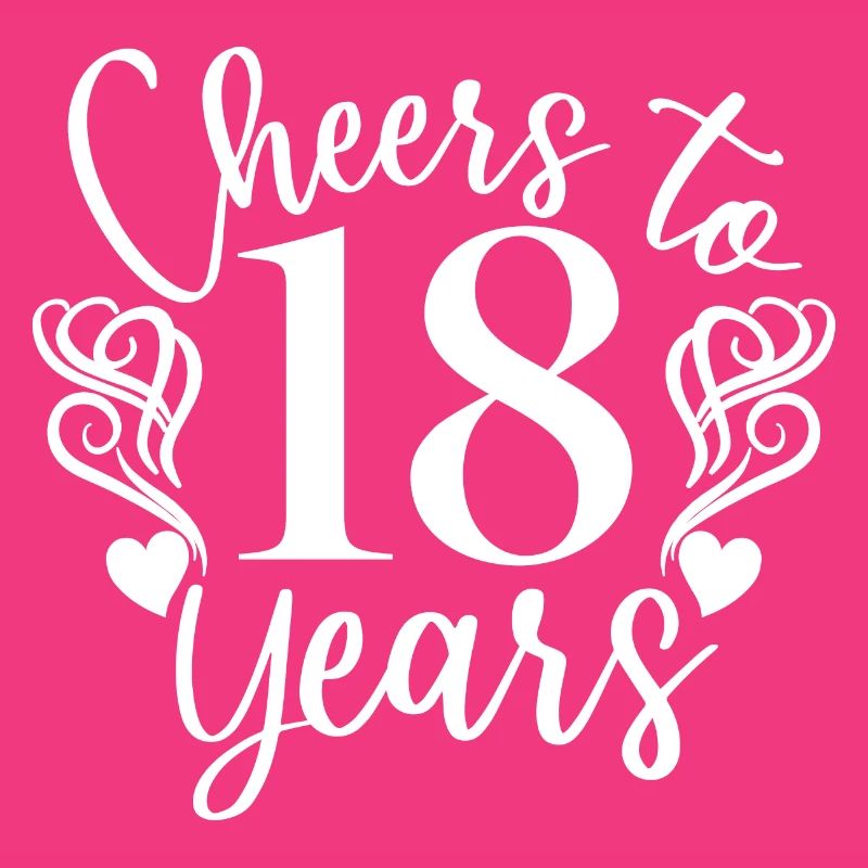 Vive le 18e anniversaire de 18 ans