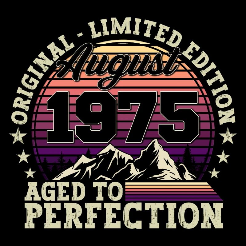 Original Août 1975 47th Birthday Fun Gift