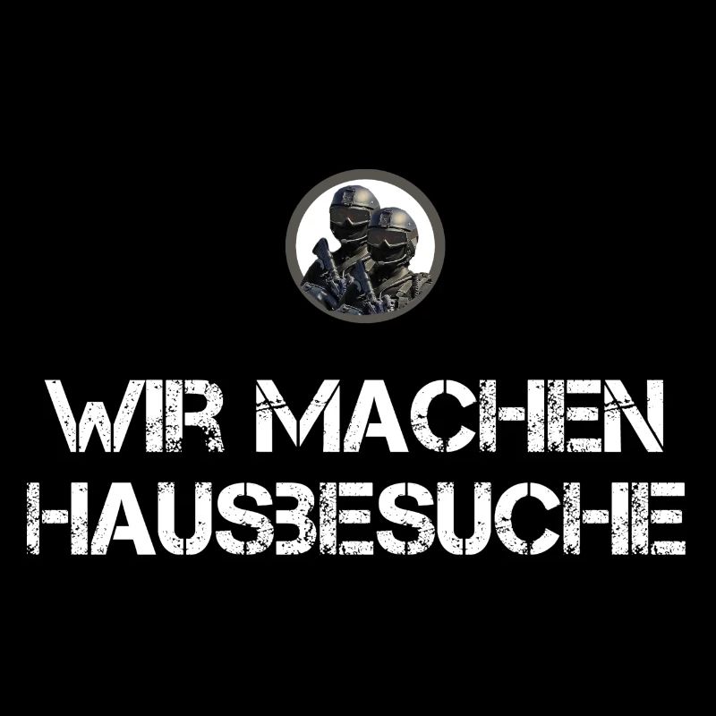 Wir machen Hausbesuche Geschenkidee Geburtstag