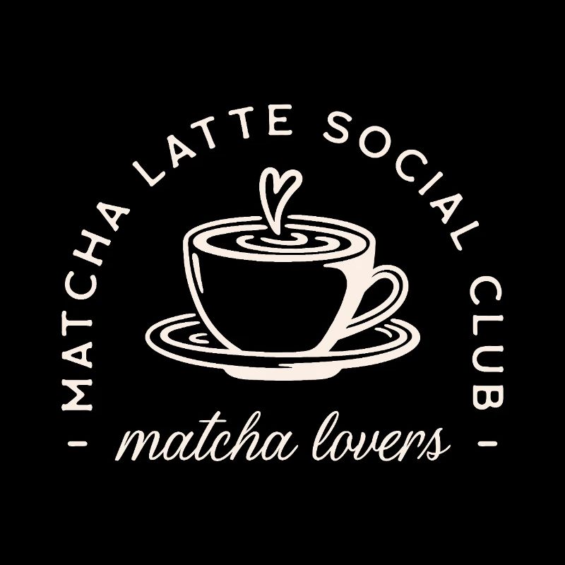 Matcha Tee Latte ästhetischer Humor