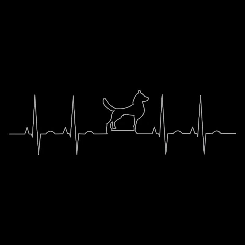 Hundeshirt: Heartbeat