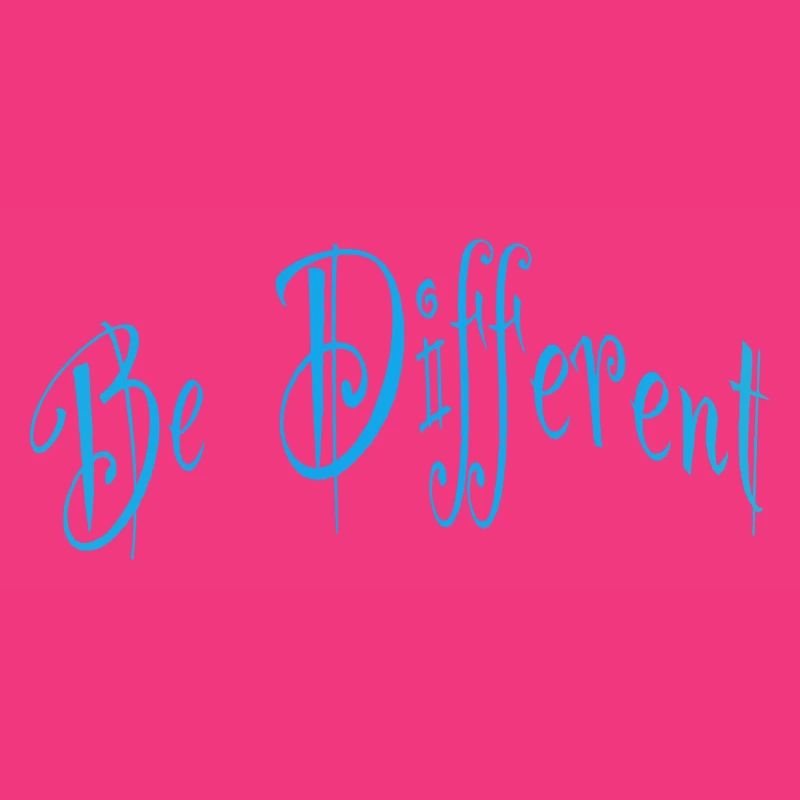 Be different ist different