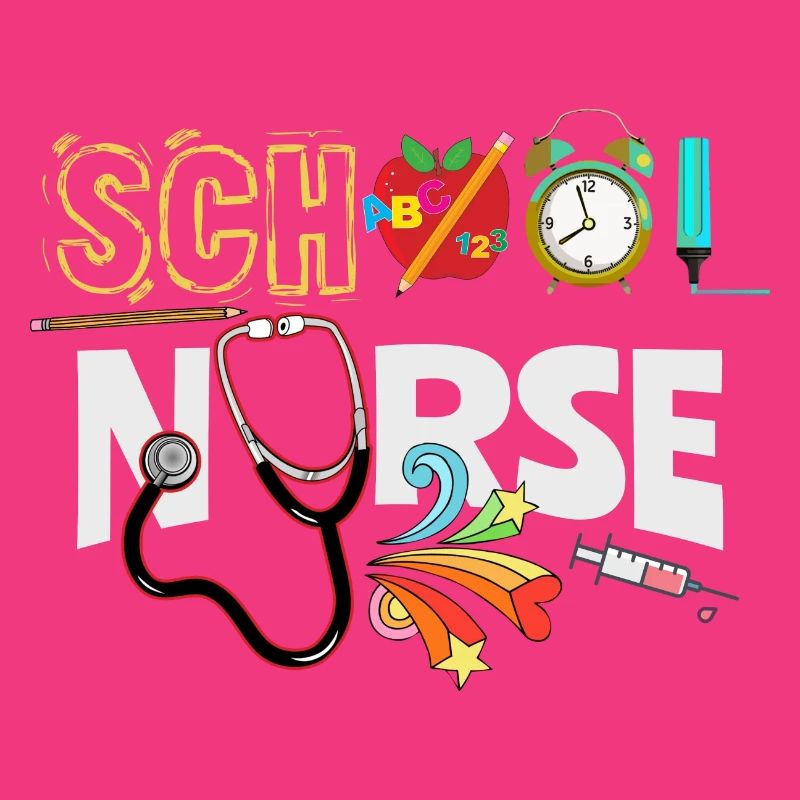 Schule Krankenschwester Schulschwester Geschenk