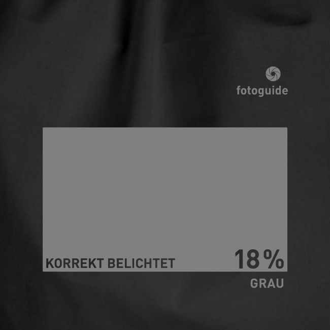 fotoguide - korrekt belichtet - Graukarte