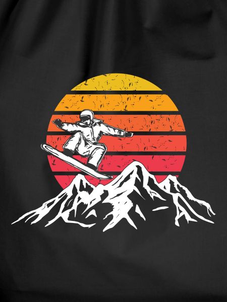 Snowboard mountains winter sun