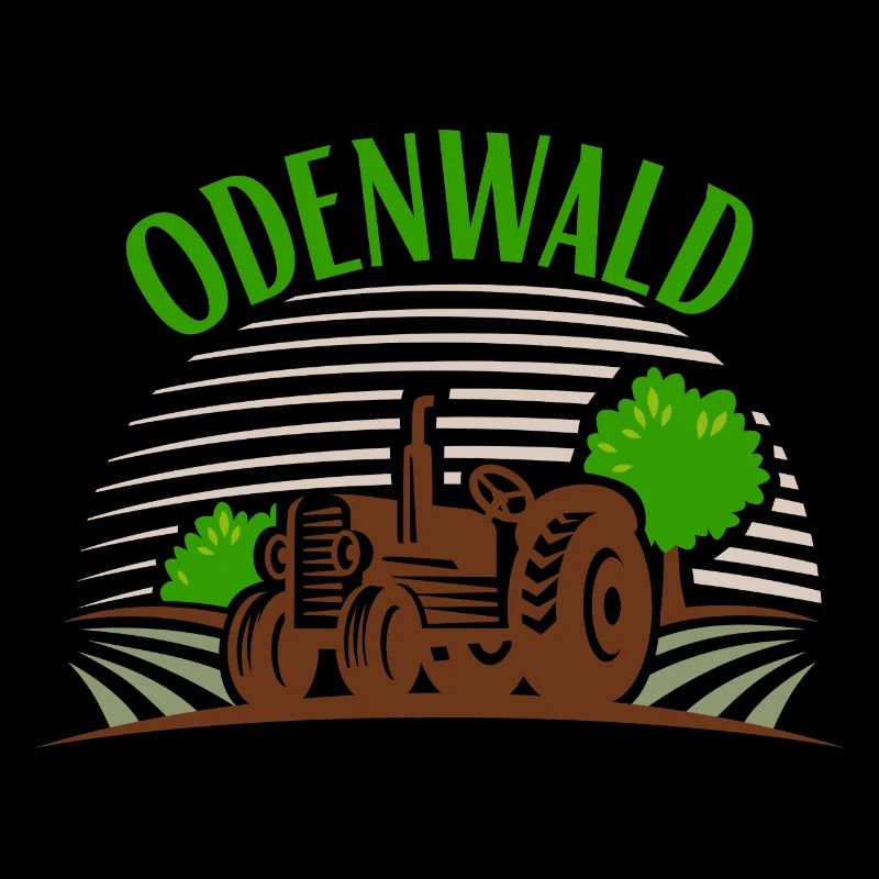 Traktor Odenwald bunt