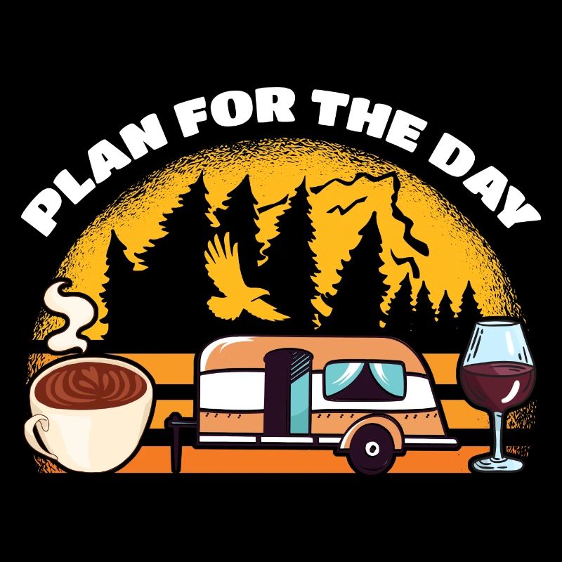 Plan Pour Le jour Café Camping Boire vin