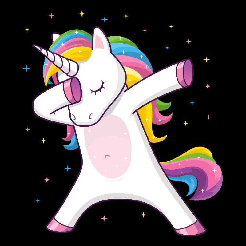 Dabbing Einhorn Geschenkidee Dabbing Unicorn