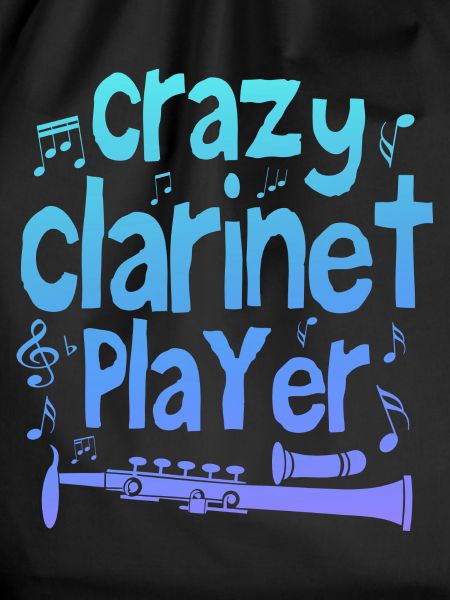 Crazy clarinet player