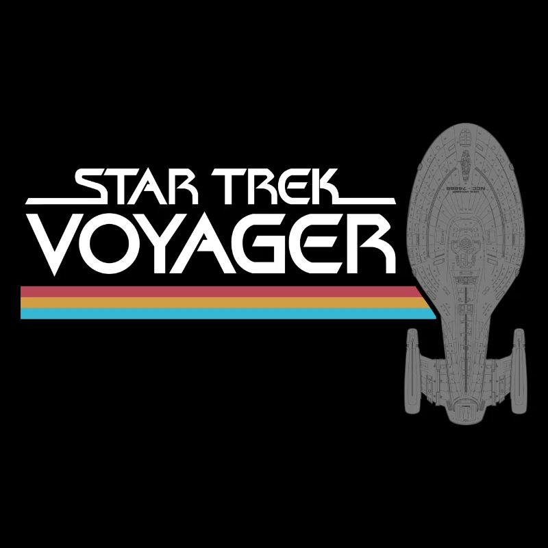 Star Trek Voyager Regenbogen Logo