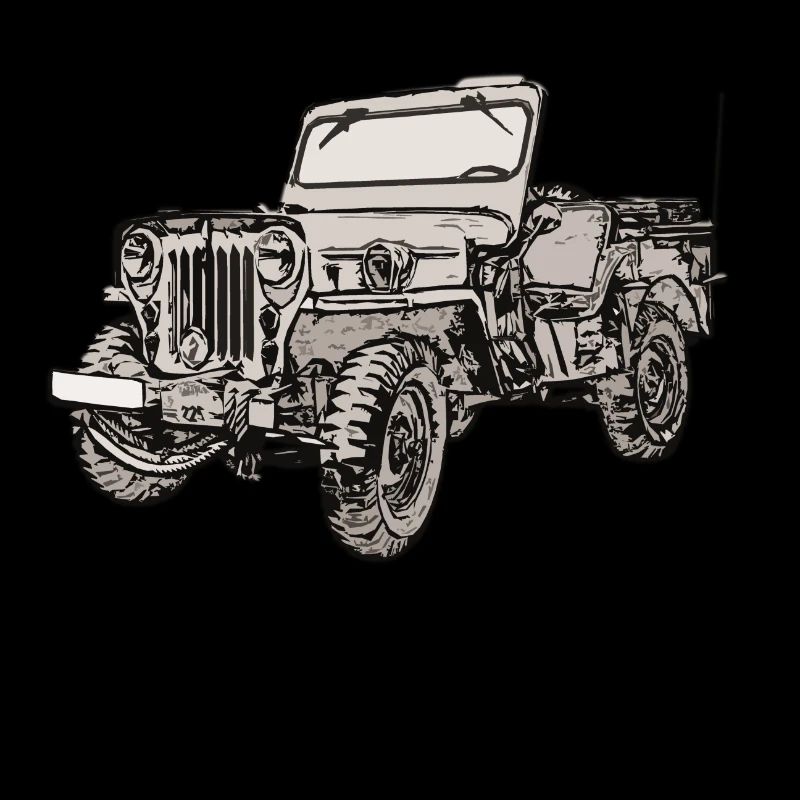 Willy's jeep drawing