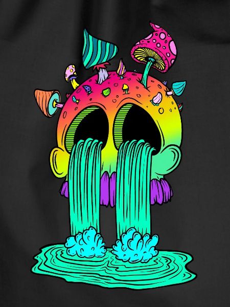 Skull & Mushrooms