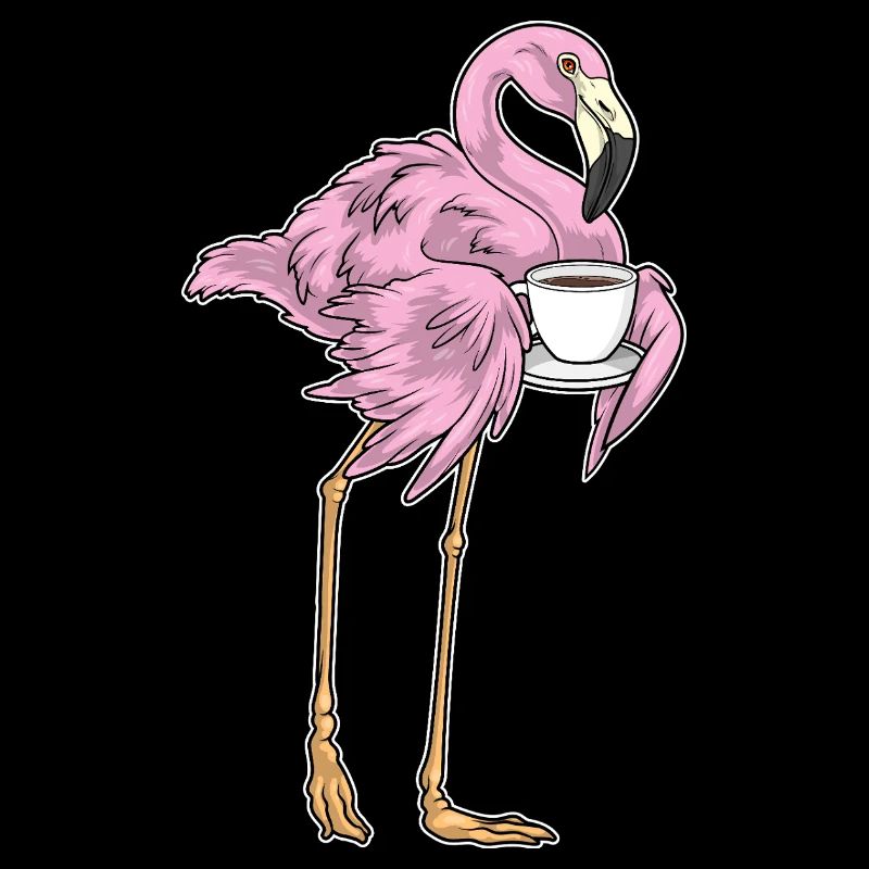 Flamingo Kaffee Tasse