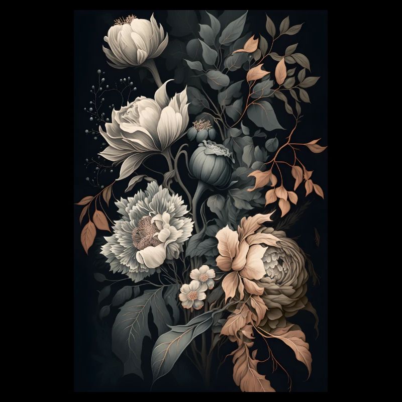 Blumen Gemälde Geschenk