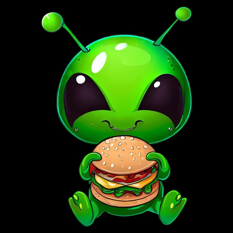 Hungry Alien: Dévoreur de cheeseburger