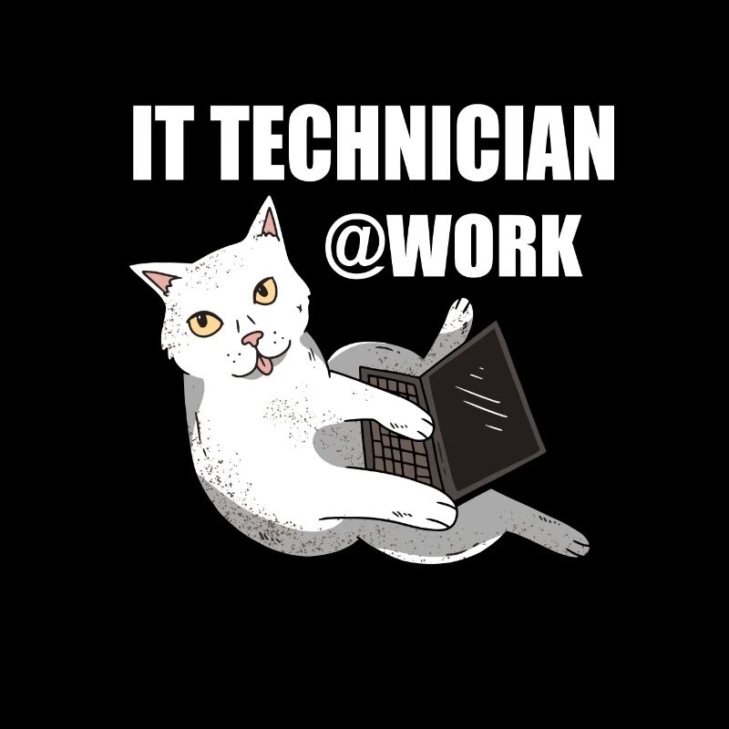 IT technicien de chat programmeur Techie