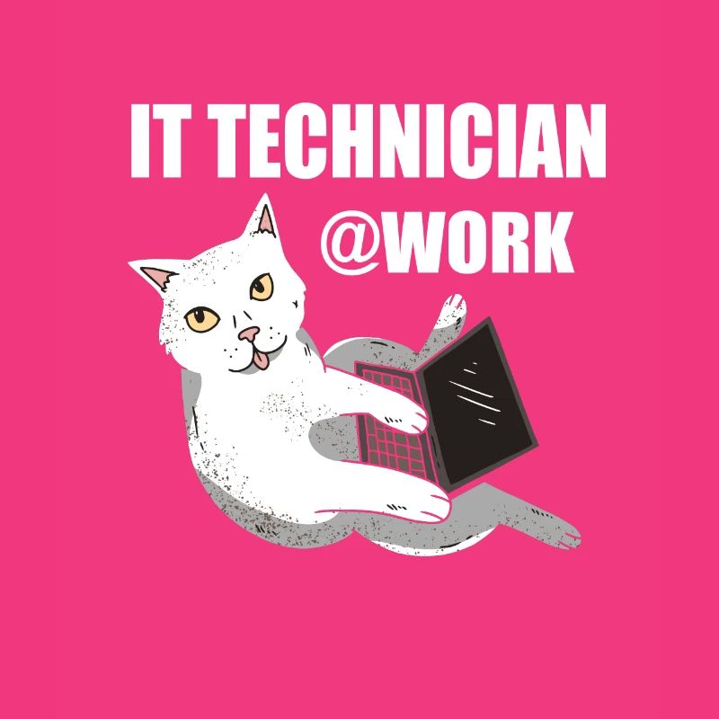 IT technicien de chat programmeur Techie