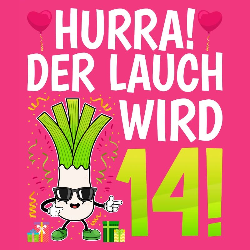 Hurra der Lauch wird 14
