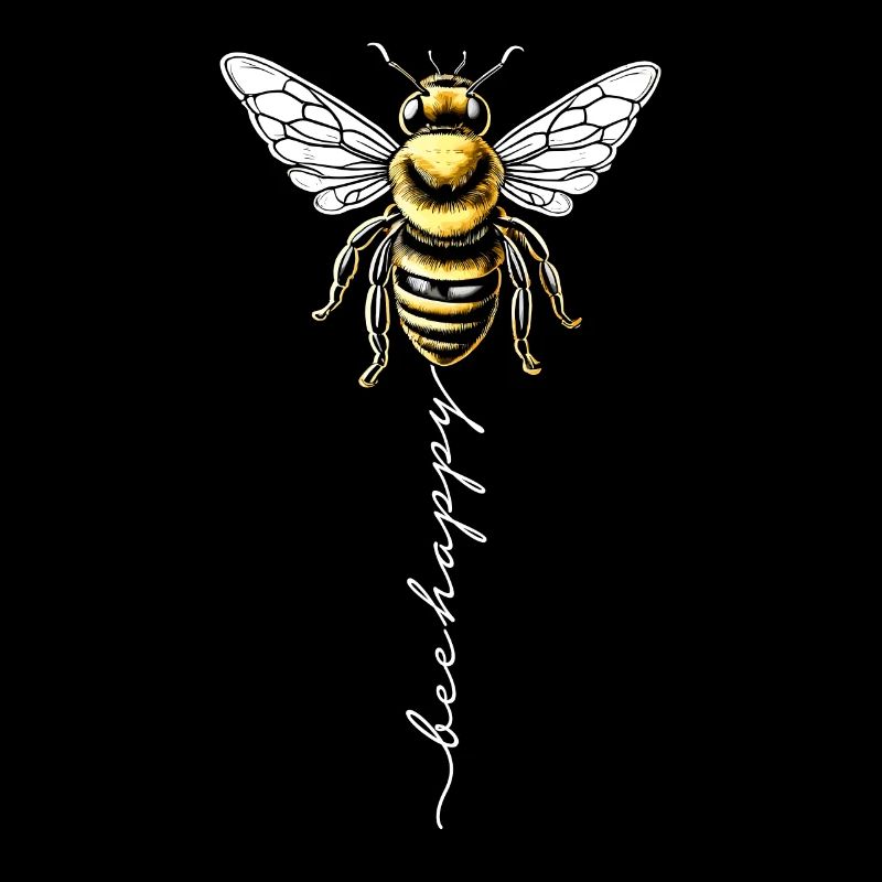 Abeille heureuse