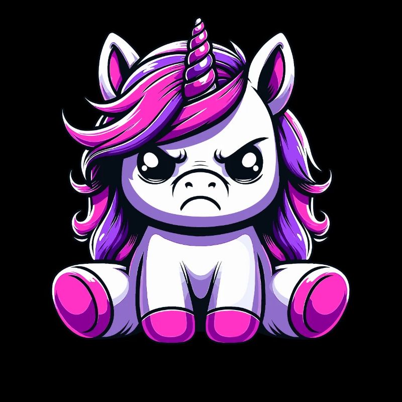Süßes Einhorn Genervt