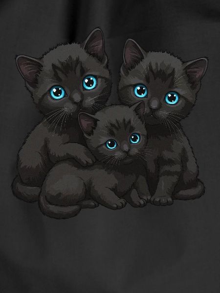 Blue Eyes Three Cats