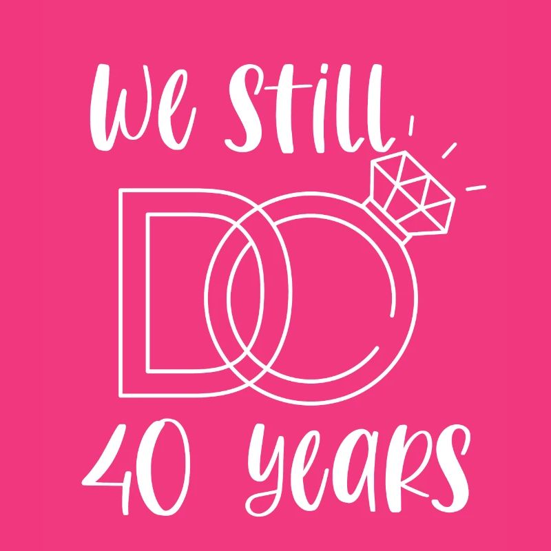 40th Wedding Anniversary Couples Ruby Wedding Anniversary