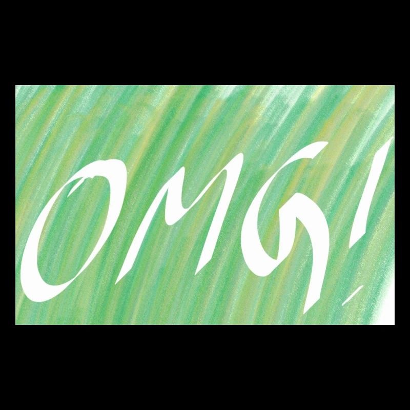 OMG! Green gradient OMG