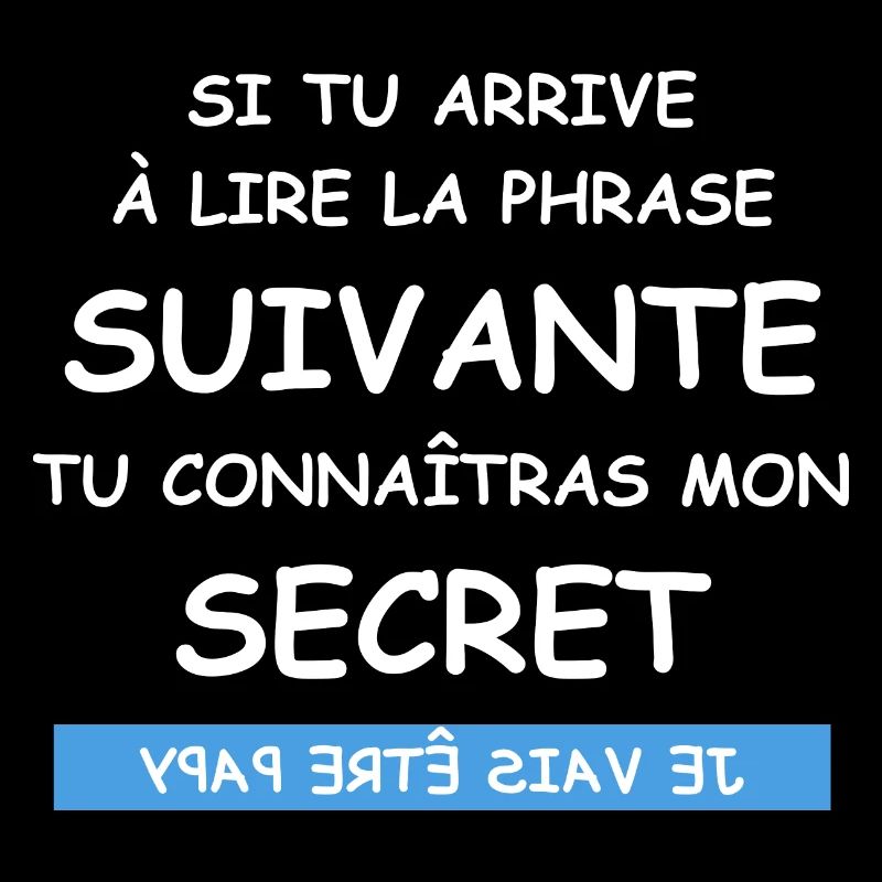 Je vais être papy