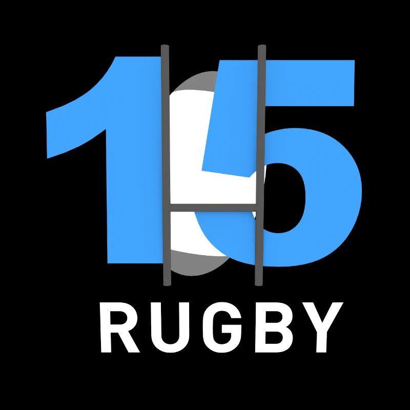 RUGBY 15 bleu et blanc