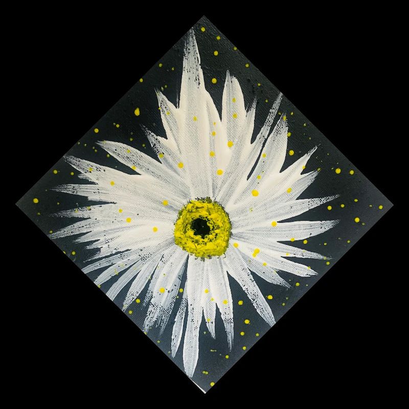 Design Edelweiss-noir-blanc