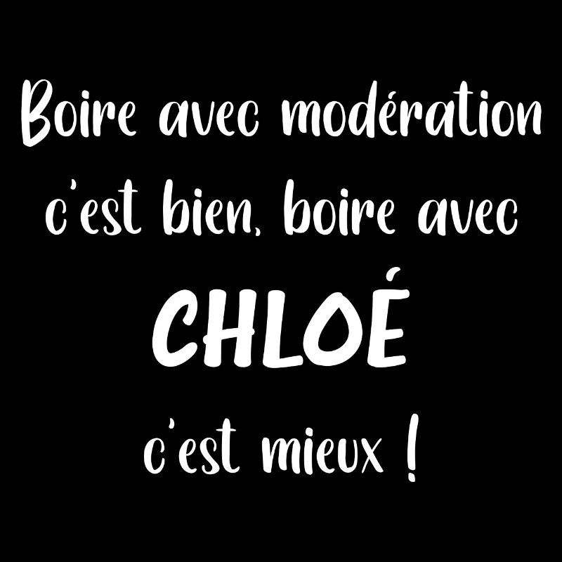 Boire avec modération c'est bien boire chloé