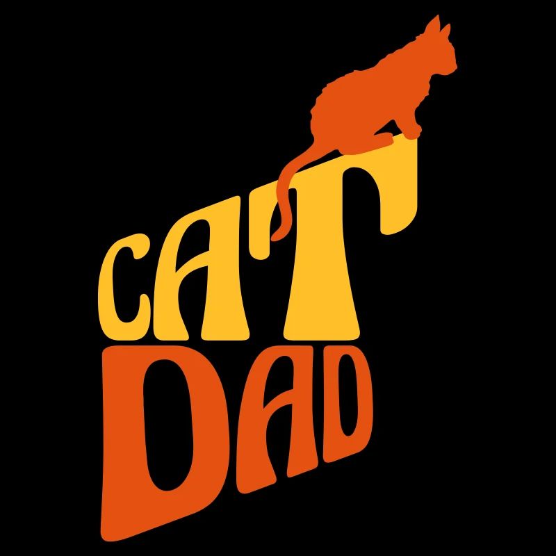 Cat Dad Logo Design