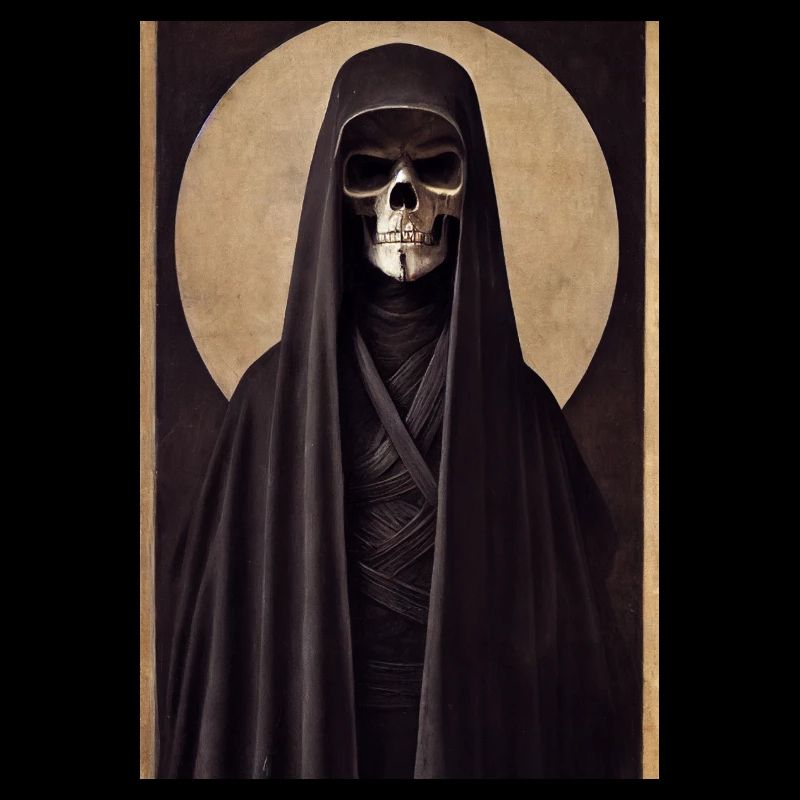 Halloween Reaper Skull