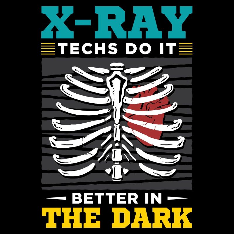 X-ray techs do it better in the dark