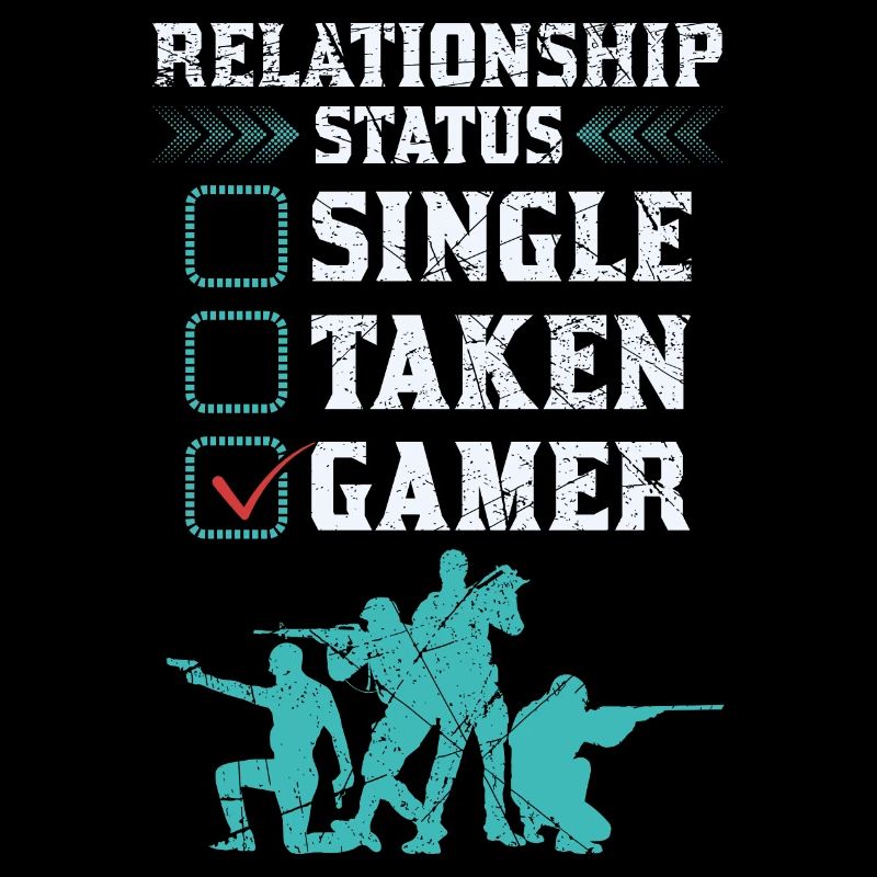 Relationship Status Gamer Design