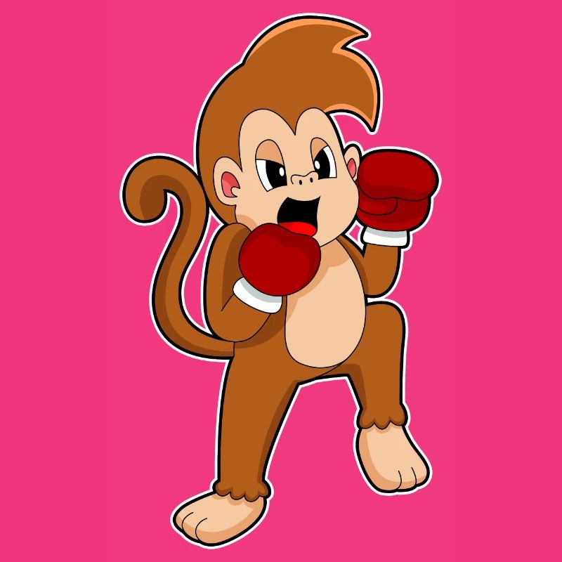 Monkey Boxer Boxing Gloves Boxing