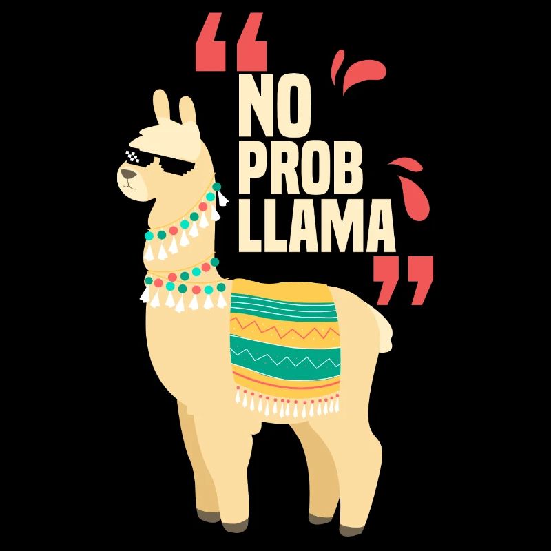 No Problama Llama drôle