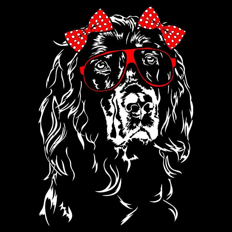 GORDON SETTER glasses funny dogs Wilsigns