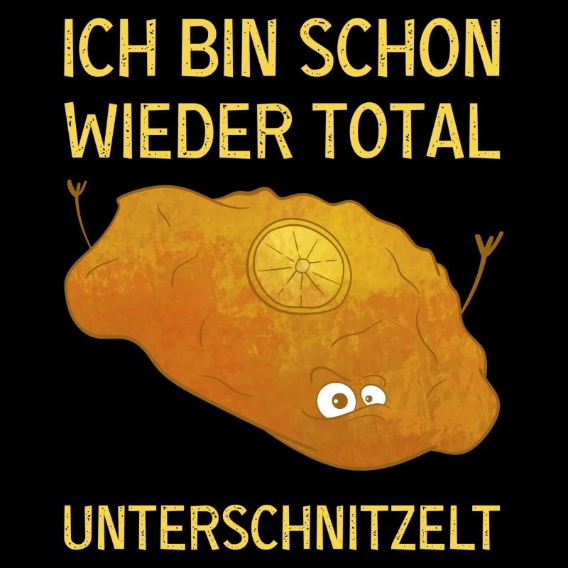 Unterschnitzelt Wiener Schnitzel Fleisch Geschenk