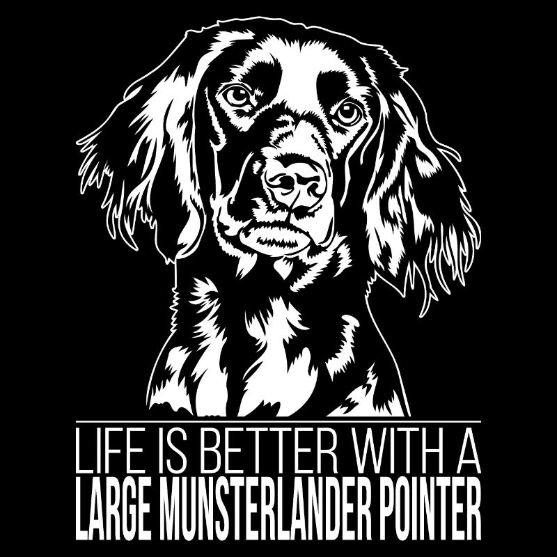 Large Munsterlander Pointer life is better Hunde