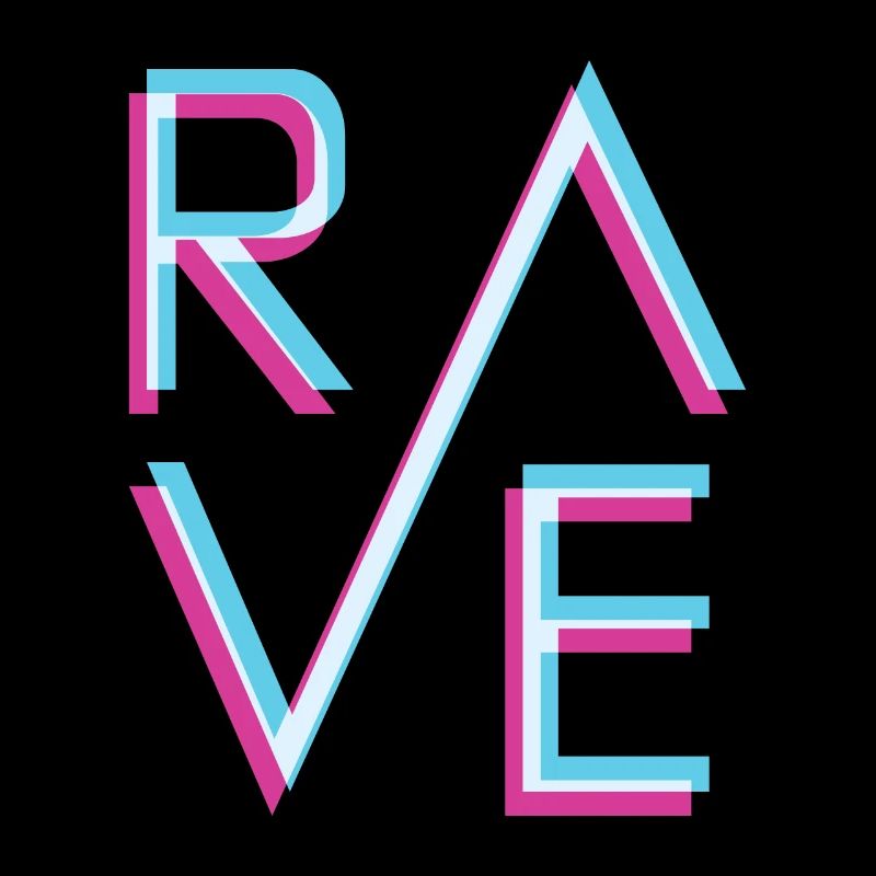 Techno Rave Tshirt Rave