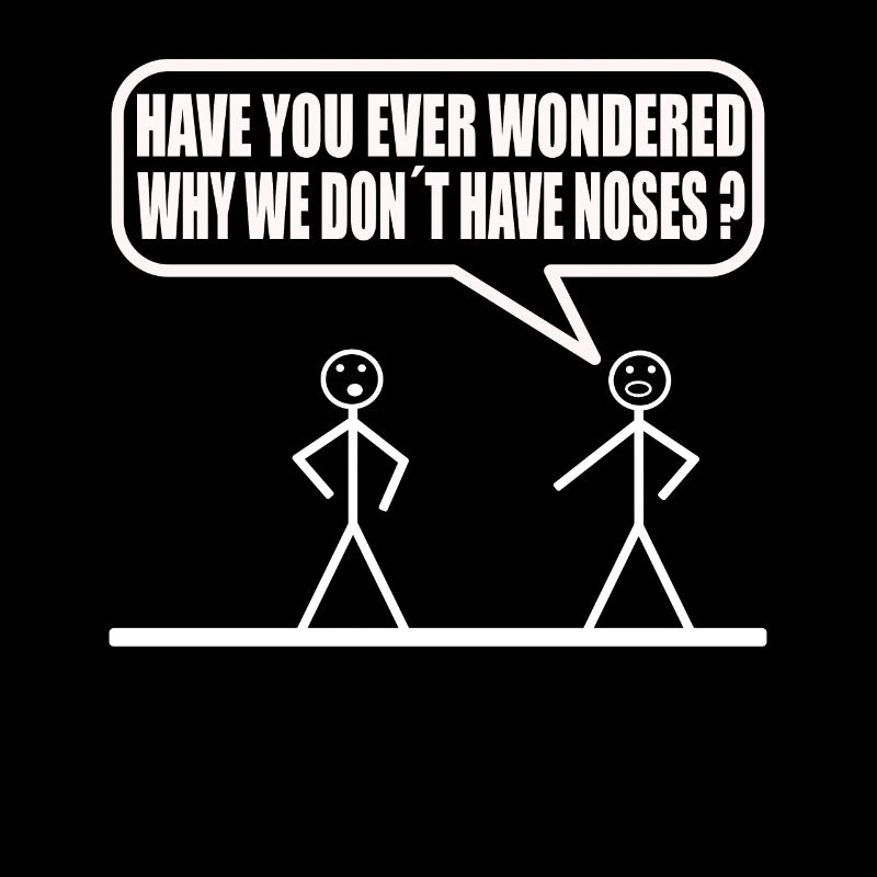 Funny stick figure